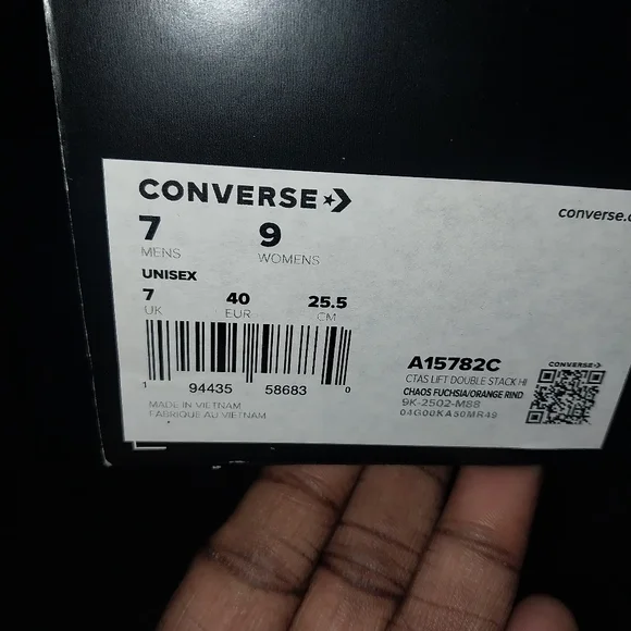 Converse Chuck Taylor All Star Lift Double Stack Platform High 'Pride 2025 - Picture 11 of 11